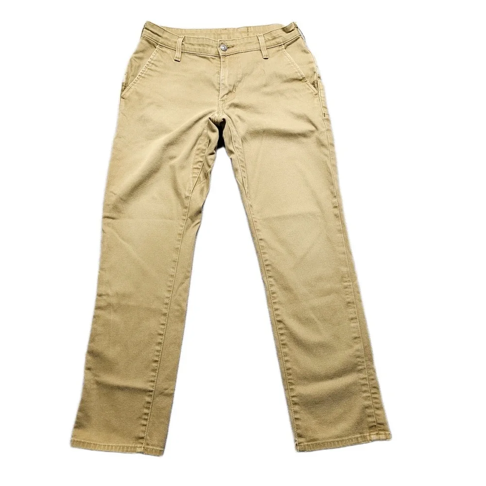 Levi's Chino Pants Mens 32x30 Tan Stretch Slash Pockets Straight Leg Outdoor‎